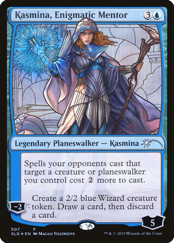 Kasmina, Enigmatic Mentor (Stained Glass) [Secret Lair Drop Promos] | Gear Gaming Bentonville