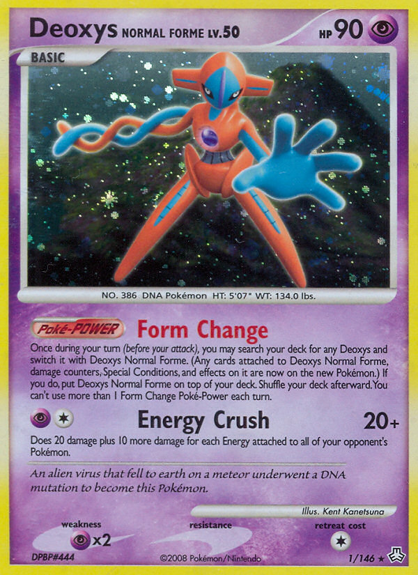 Deoxys Normal Forme (1/146) [Diamond & Pearl: Legends Awakened] | Gear Gaming Bentonville