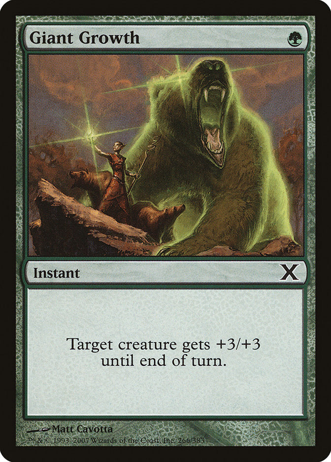 Giant Growth [Tenth Edition] | Gear Gaming Bentonville