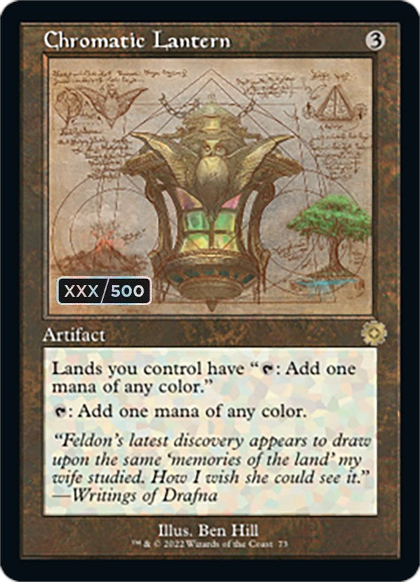 Chromatic Lantern (Retro Schematic) (Serialized) [The Brothers' War Retro Artifacts] | Gear Gaming Bentonville