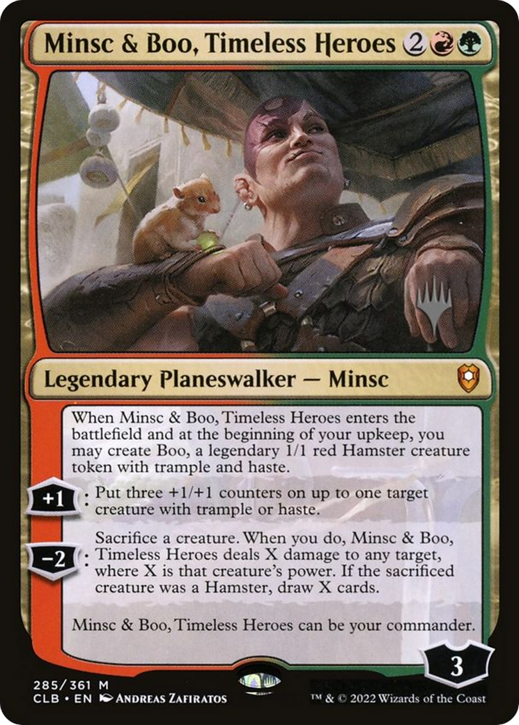 Minsc & Boo, Timeless Heroes (Promo Pack) [The Lost Caverns of Ixalan Promos] | Gear Gaming Bentonville