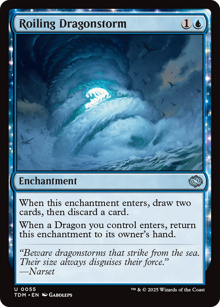 Roiling Dragonstorm [Tarkir: Dragonstorm] | Gear Gaming Bentonville
