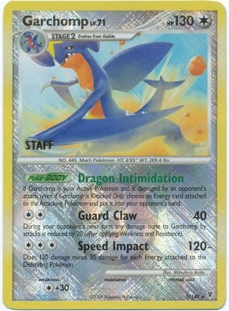 Garchomp (5/147) (Championship Promo Staff) [Platinum: Supreme Victors] | Gear Gaming Bentonville