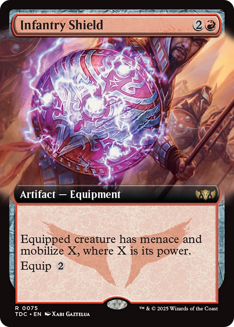 Infantry Shield (Extended Art) [Tarkir: Dragonstorm Commander] | Gear Gaming Bentonville