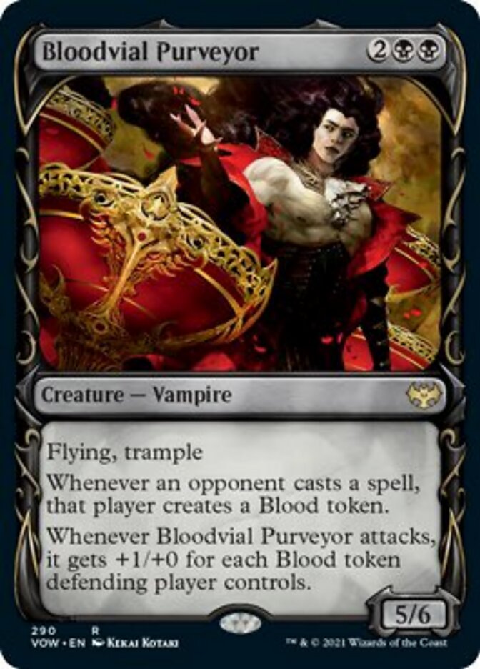 Bloodvial Purveyor (Showcase Fang Frame) [Innistrad: Crimson Vow] | Gear Gaming Bentonville