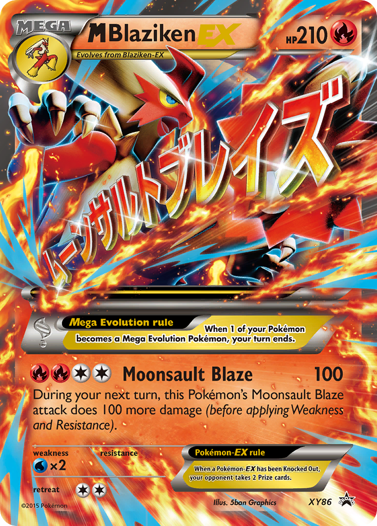 M Blaziken EX (XY86) [XY: Black Star Promos] | Gear Gaming Bentonville