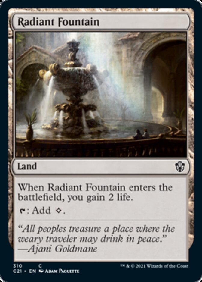 Radiant Fountain [Commander 2021] | Gear Gaming Bentonville