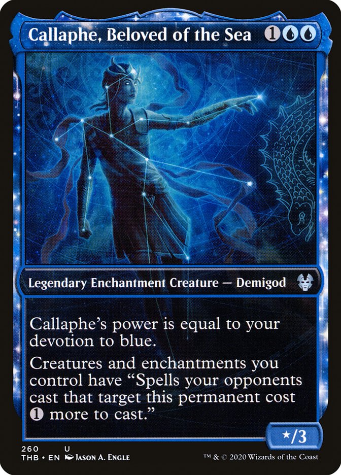 Callaphe, Beloved of the Sea (Showcase) [Theros Beyond Death] | Gear Gaming Bentonville
