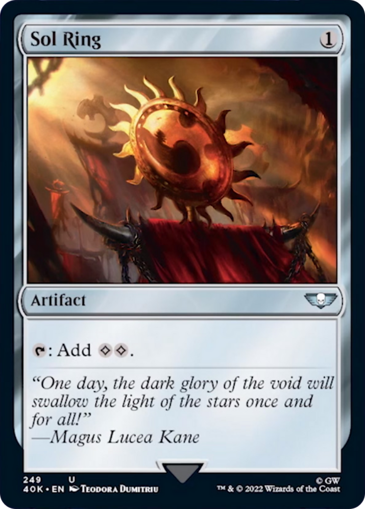 Sol Ring (249) (Surge Foil) [Warhammer 40,000] | Gear Gaming Bentonville