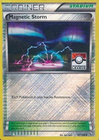 Magnetic Storm (91/106) (League Promo) [XY: Flashfire] | Gear Gaming Bentonville