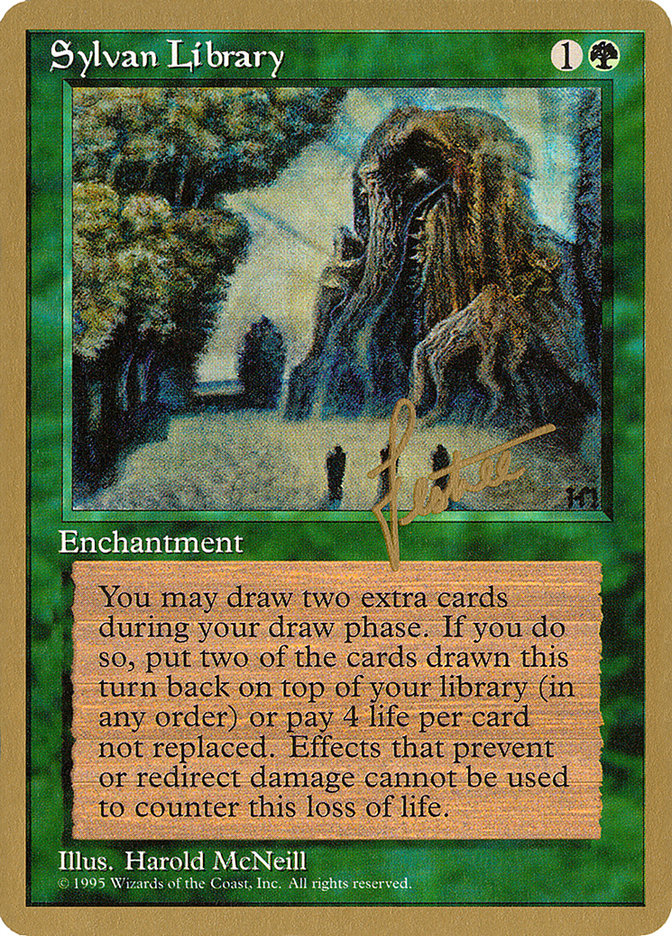Sylvan Library (Bertrand Lestree) [Pro Tour Collector Set] | Gear Gaming Bentonville