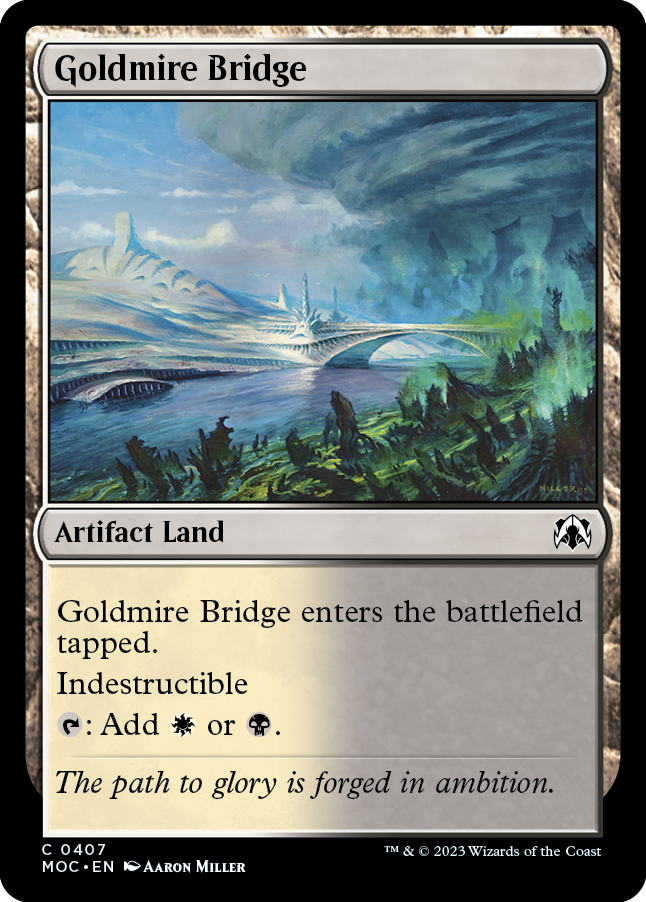 Goldmire Bridge [March of the Machine Commander] | Gear Gaming Bentonville