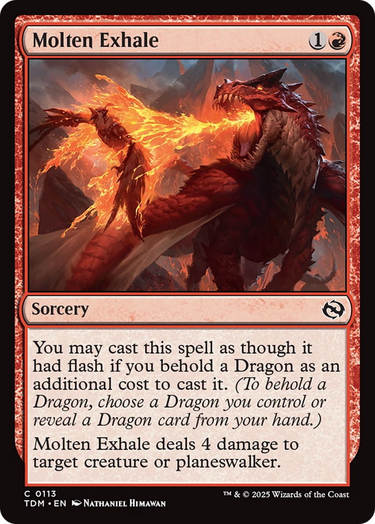 Molten Exhale [Tarkir: Dragonstorm] | Gear Gaming Bentonville