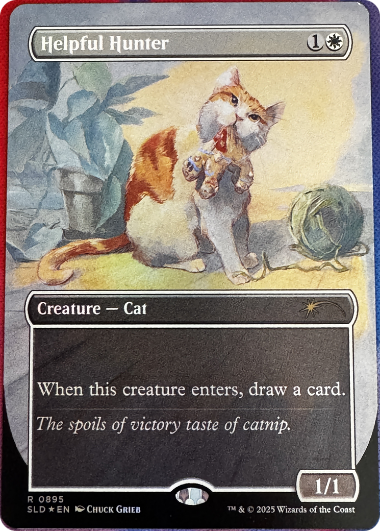 Helpful Hunter (0895) (Rainbow Foil) [Secret Lair Drop Series] | Gear Gaming Bentonville