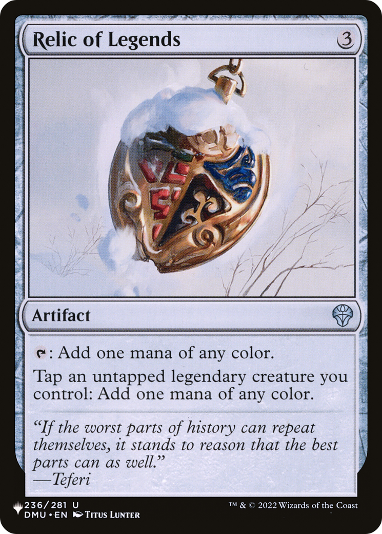 Relic of Legends [The List Reprints] | Gear Gaming Bentonville