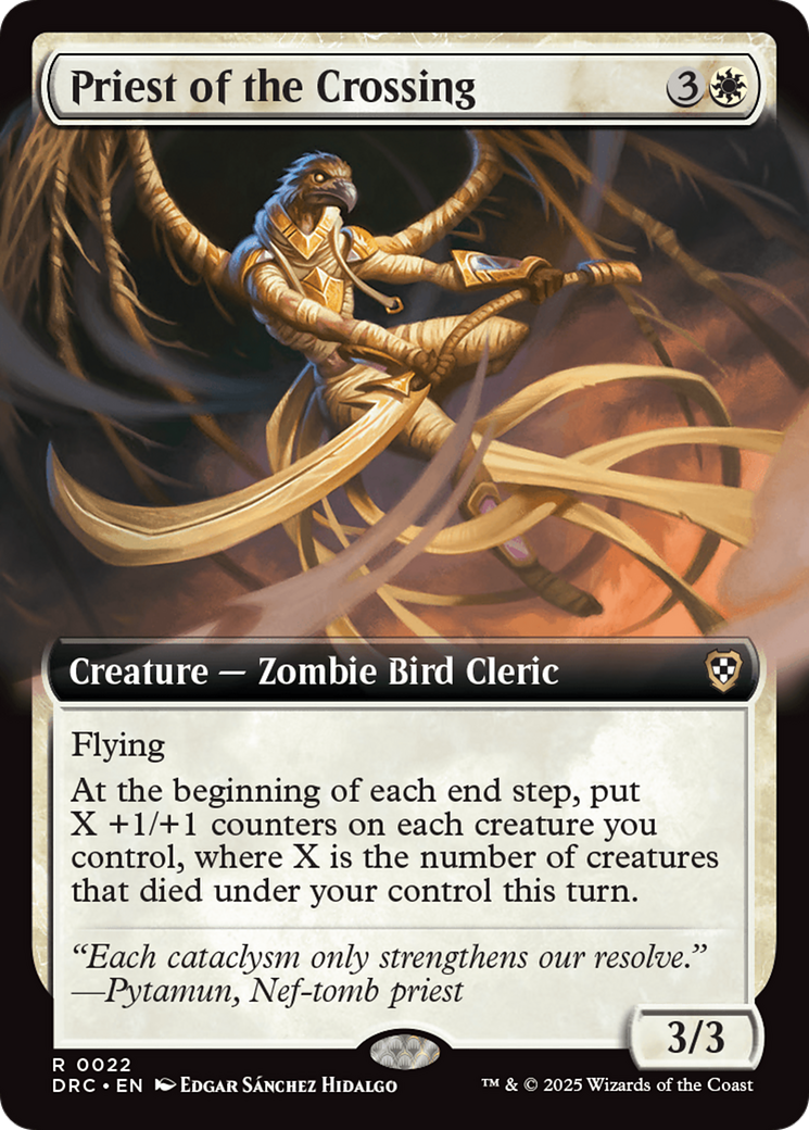Priest of the Crossing (Extended Art) [Aetherdrift Commander] | Gear Gaming Bentonville
