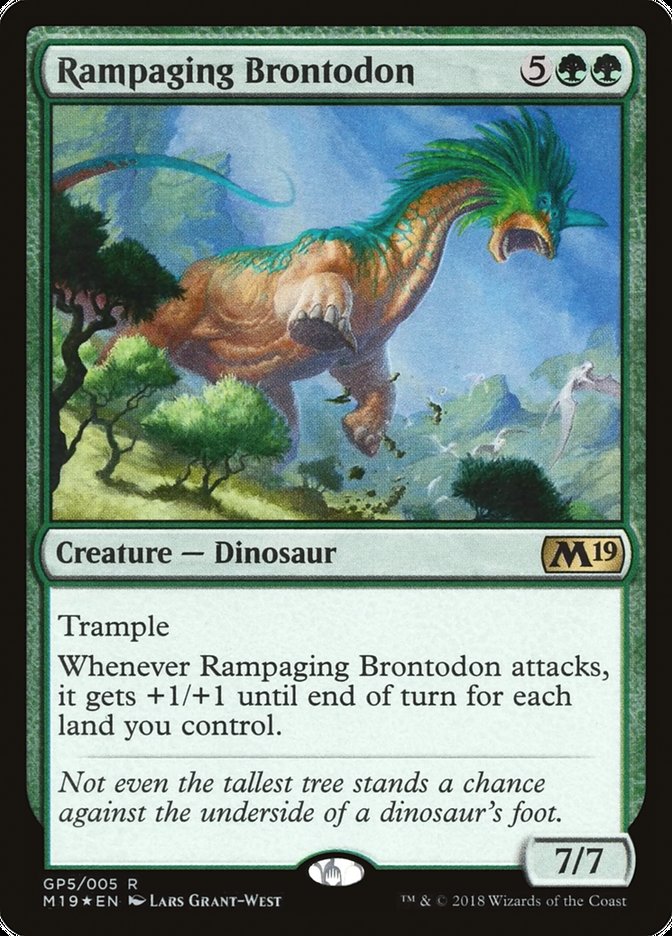 Rampaging Brontodon [Magic 2019 Gift Pack] | Gear Gaming Bentonville