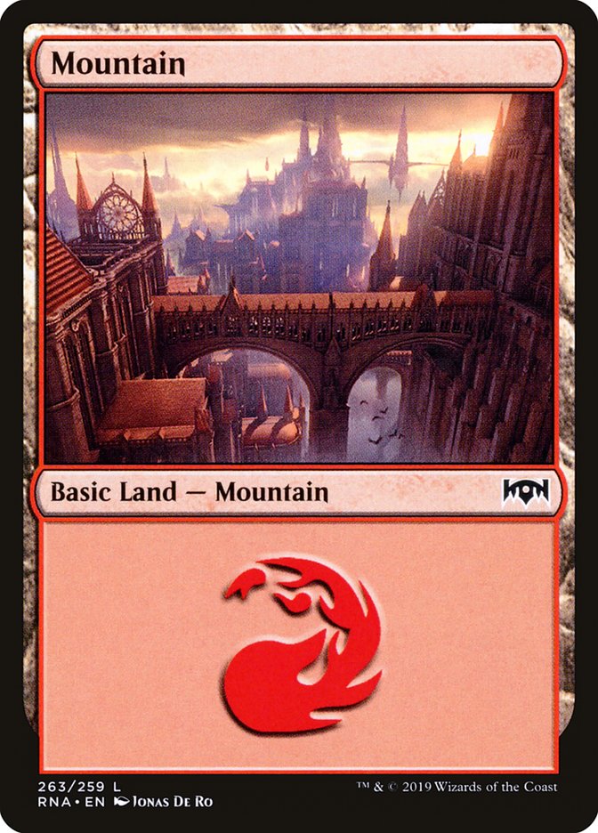 Mountain (263) [Ravnica Allegiance] | Gear Gaming Bentonville