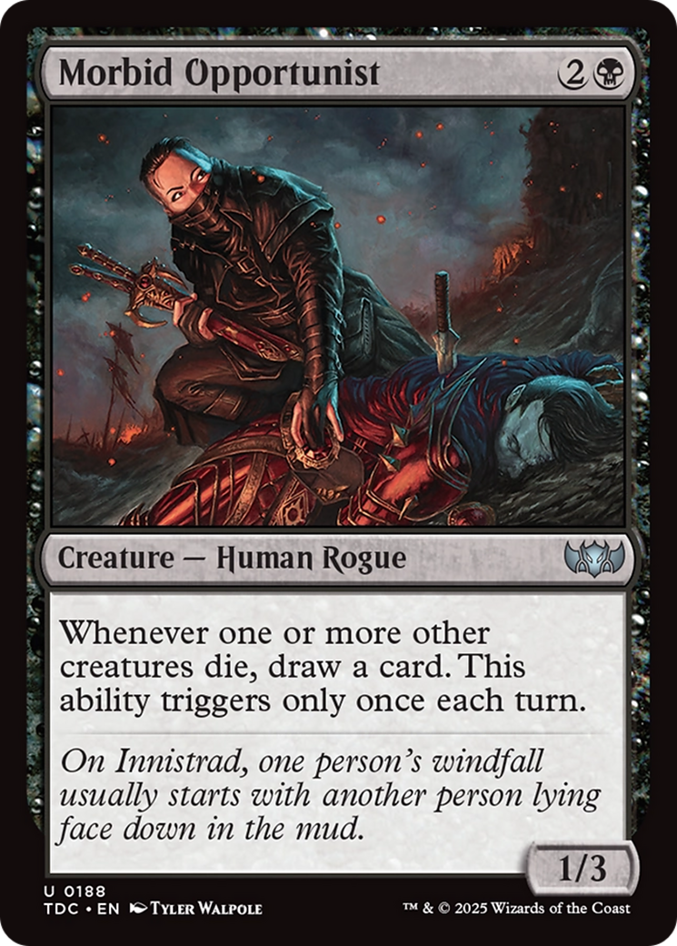 Morbid Opportunist [Tarkir: Dragonstorm Commander] | Gear Gaming Bentonville