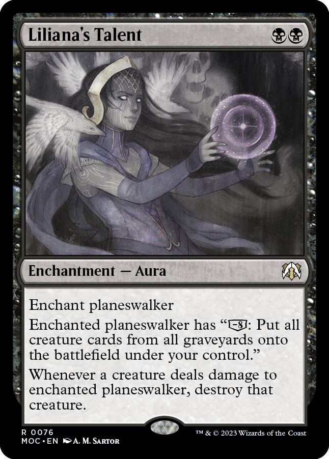 Liliana's Talent [March of the Machine Commander] | Gear Gaming Bentonville