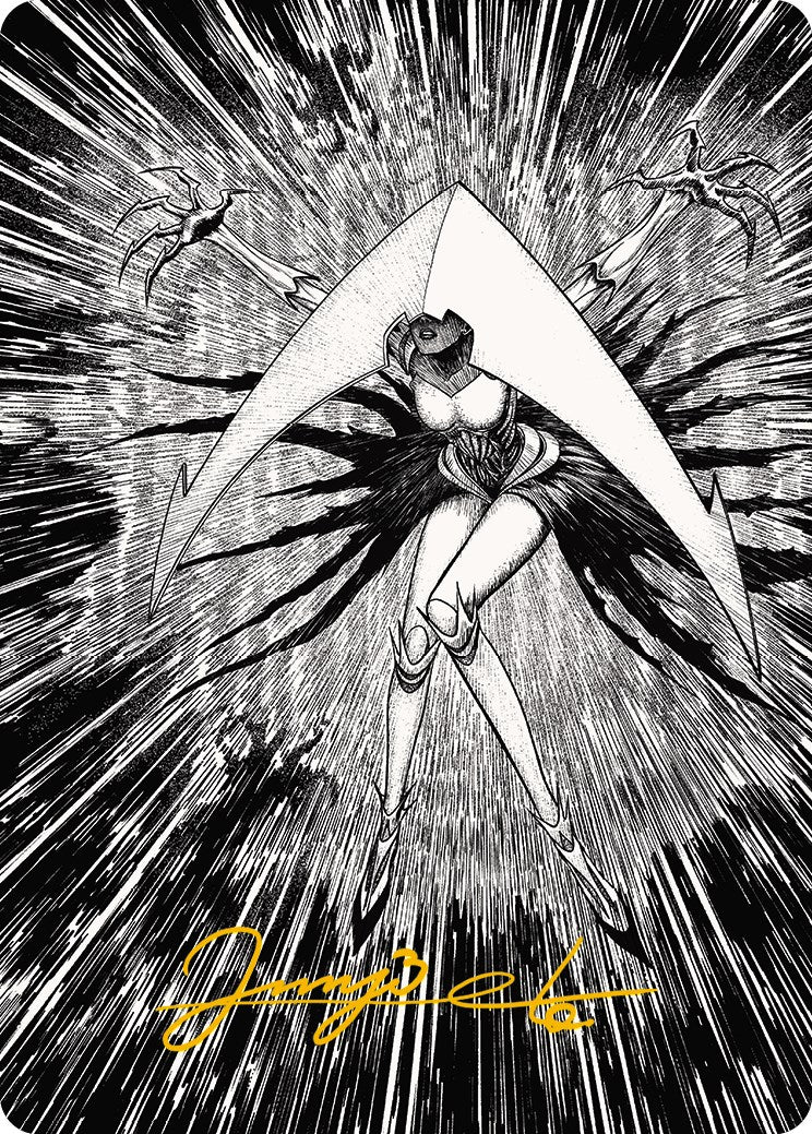 Elesh Norn, Mother of Machines 2 Art Card (Gold-Stamped Signature) [Phyrexia: All Will Be One Art Series] | Gear Gaming Bentonville