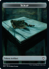 Scrap // Powerstone Double-Sided Token [The Brothers' War Commander Tokens] | Gear Gaming Bentonville