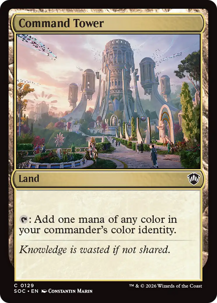 Command Tower [Secrets of Strixhaven Commander] | Gear Gaming Bentonville