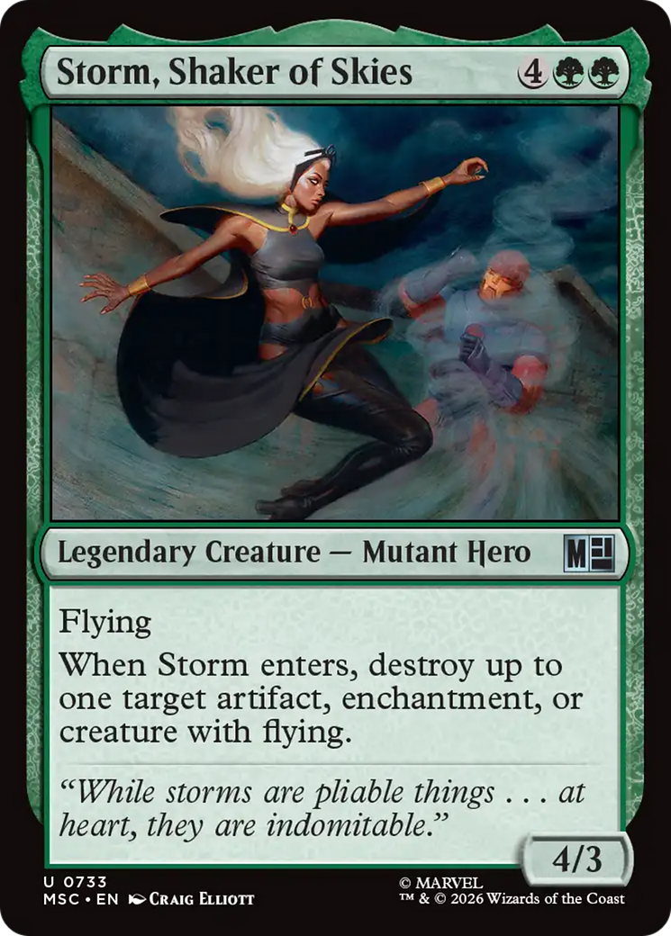 Storm, Shaker of Skies [Marvel Super Heroes Commander] | Gear Gaming Bentonville