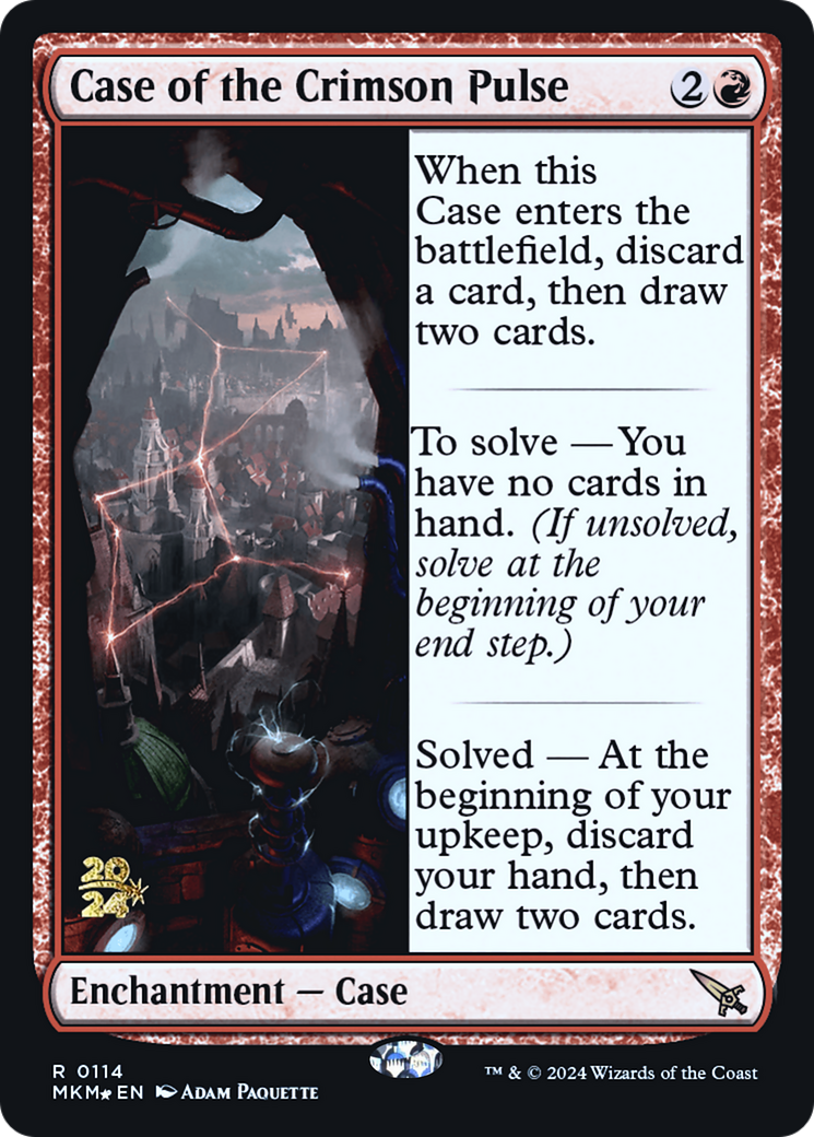 Case of the Crimson Pulse [Murders at Karlov Manor Prerelease Promos] | Gear Gaming Bentonville