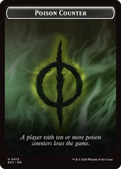 Saproling // Poison Counter Double-Sided Token [Lorwyn Eclipsed Tokens] | Gear Gaming Bentonville