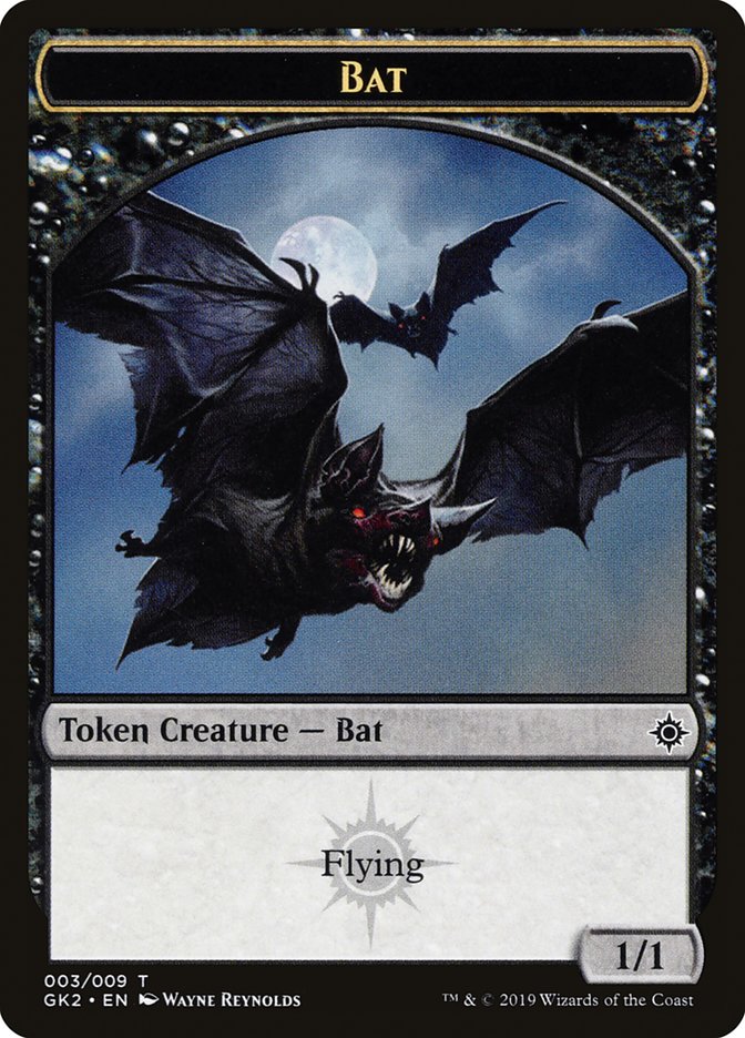 Bat // Spirit (010) Double-Sided Token [Ravnica Allegiance Guild Kit Tokens] | Gear Gaming Bentonville
