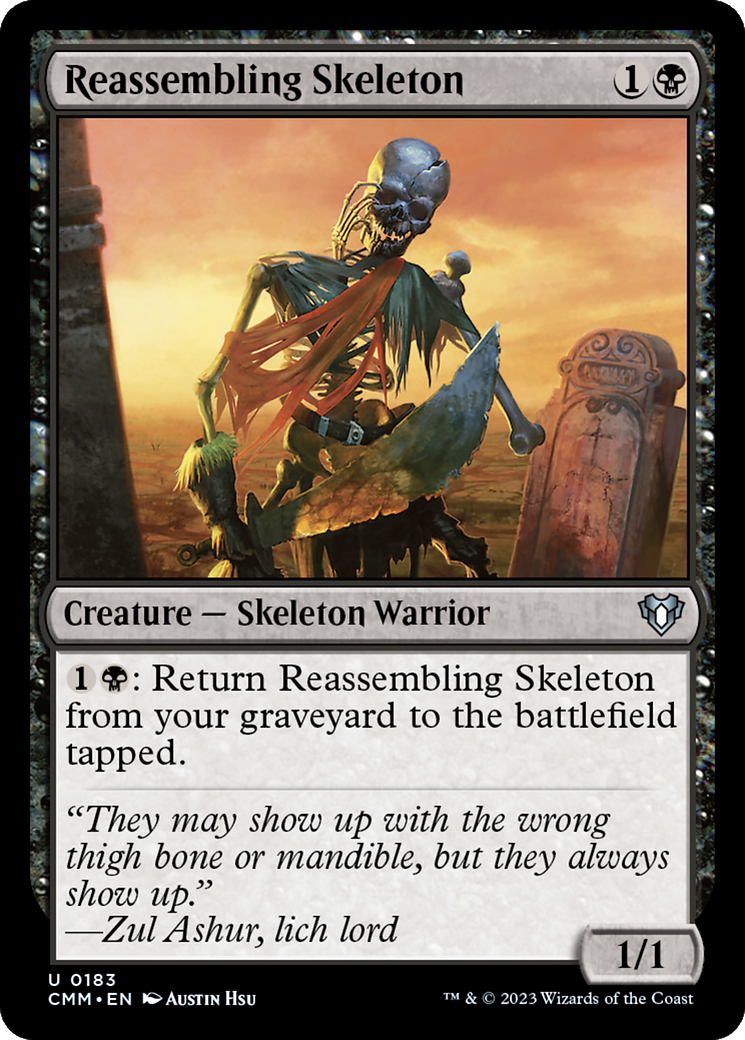 Reassembling Skeleton [Commander Masters] | Gear Gaming Bentonville