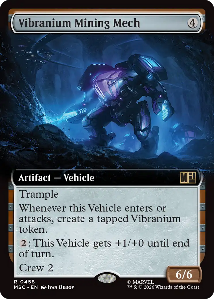 Vibranium Mining Mech (Extended Art) [Marvel Super Heroes Commander] | Gear Gaming Bentonville