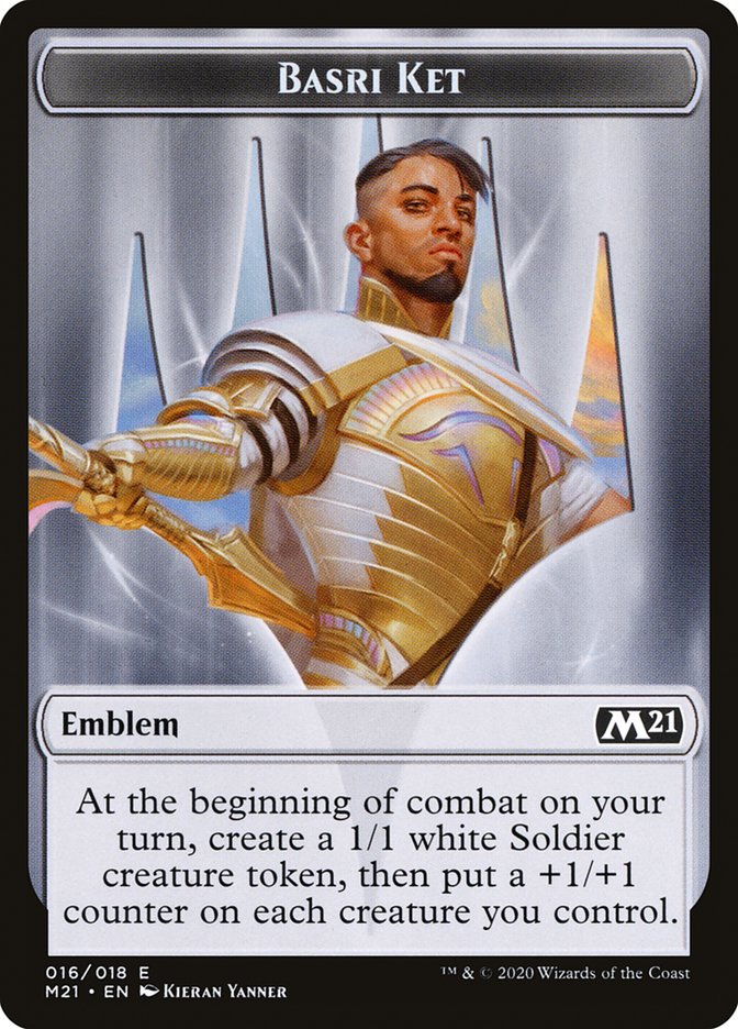 Basri Ket Emblem [Core Set 2021 Tokens] | Gear Gaming Bentonville