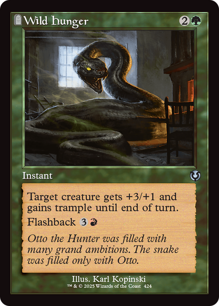 Wild Hunger (Retro Frame) [Innistrad Remastered] | Gear Gaming Bentonville