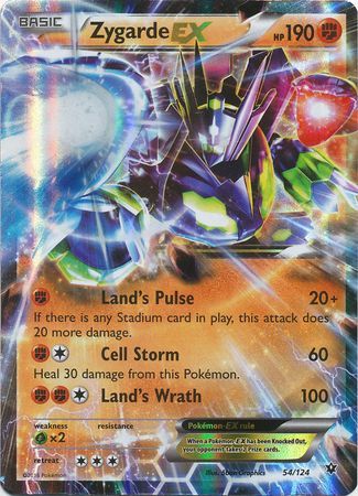 Zygarde EX (54/124) (Jumbo Card) [XY: Fates Collide] | Gear Gaming Bentonville