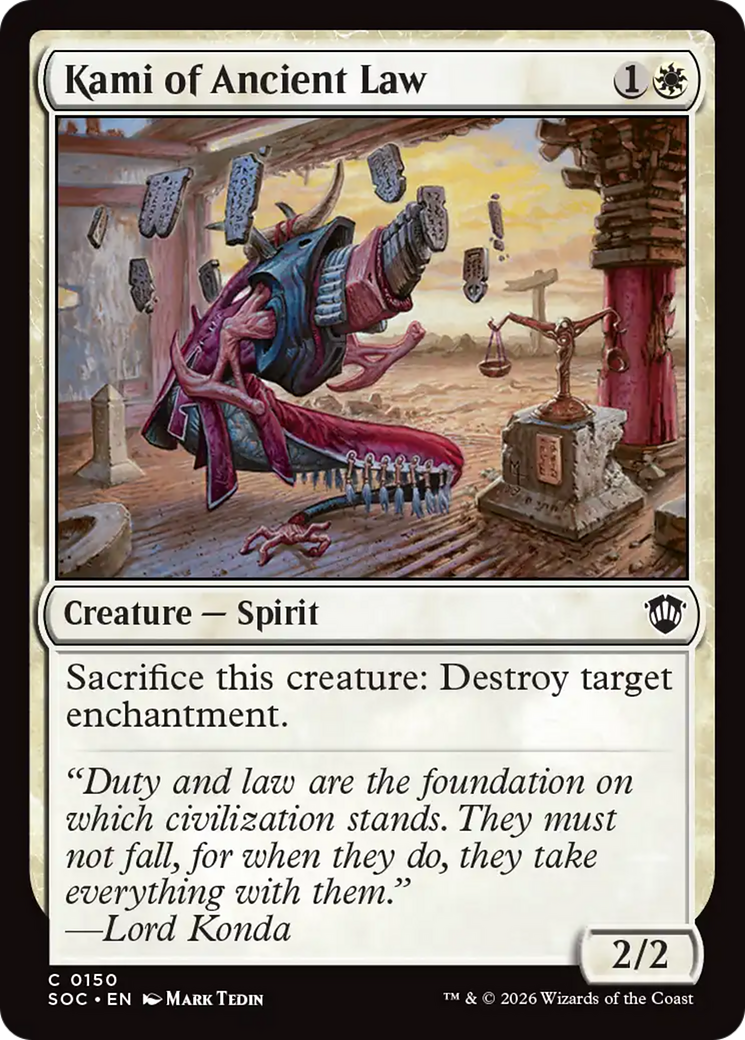 Kami of Ancient Law [Secrets of Strixhaven Commander] | Gear Gaming Bentonville