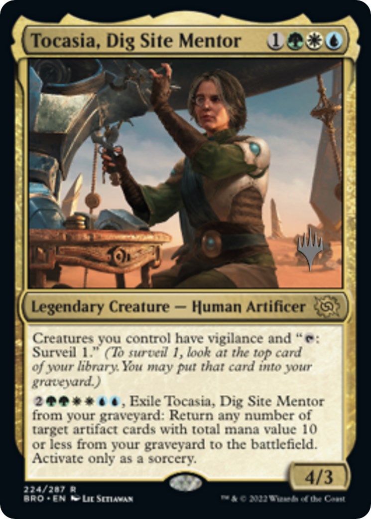 Tocasia, Dig Site Mentor (Promo Pack) [The Brothers' War Promos] | Gear Gaming Bentonville