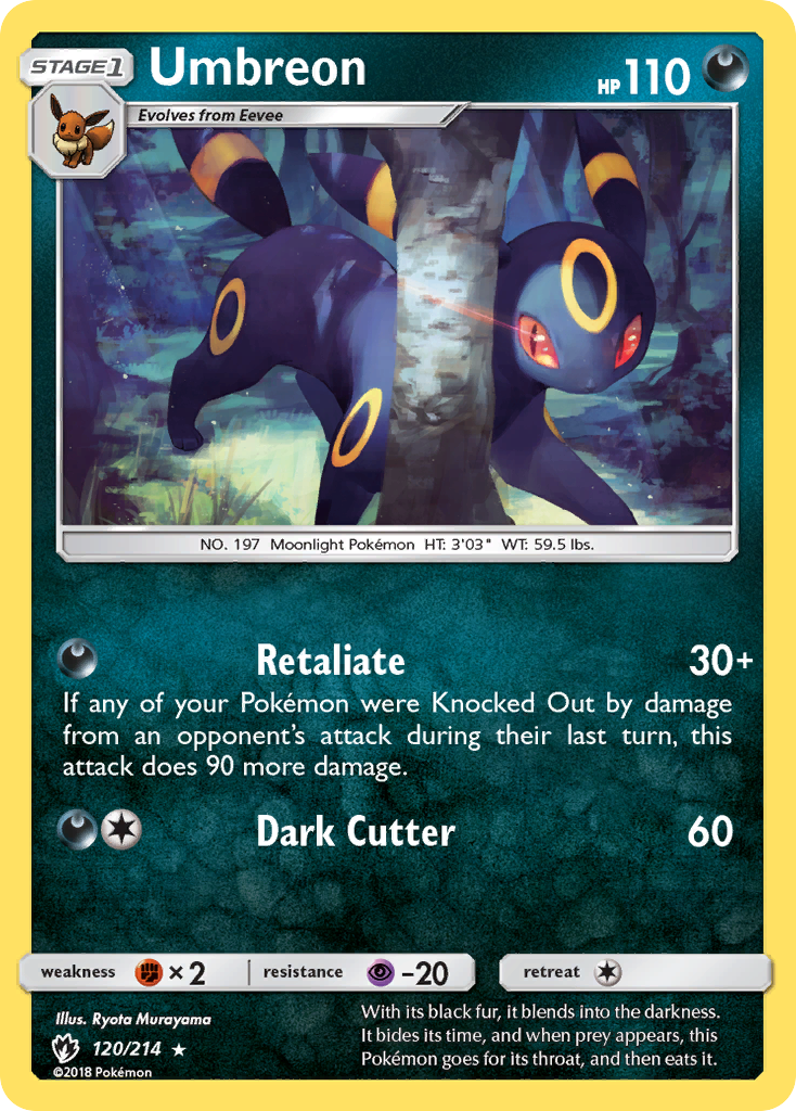 Umbreon (120/214) [Sun & Moon: Lost Thunder] | Gear Gaming Bentonville