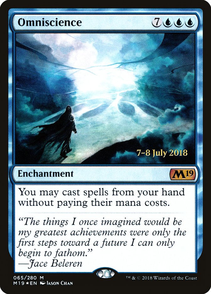 Omniscience [Core Set 2019 Prerelease Promos] | Gear Gaming Bentonville