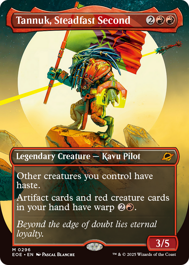 Tannuk, Steadfast Second (Borderless) [Edge of Eternities] | Gear Gaming Bentonville