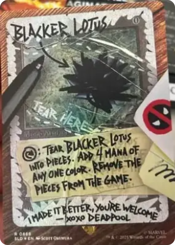 Blacker Lotus (Rainbow Foil) [Secret Lair Drop Series] | Gear Gaming Bentonville