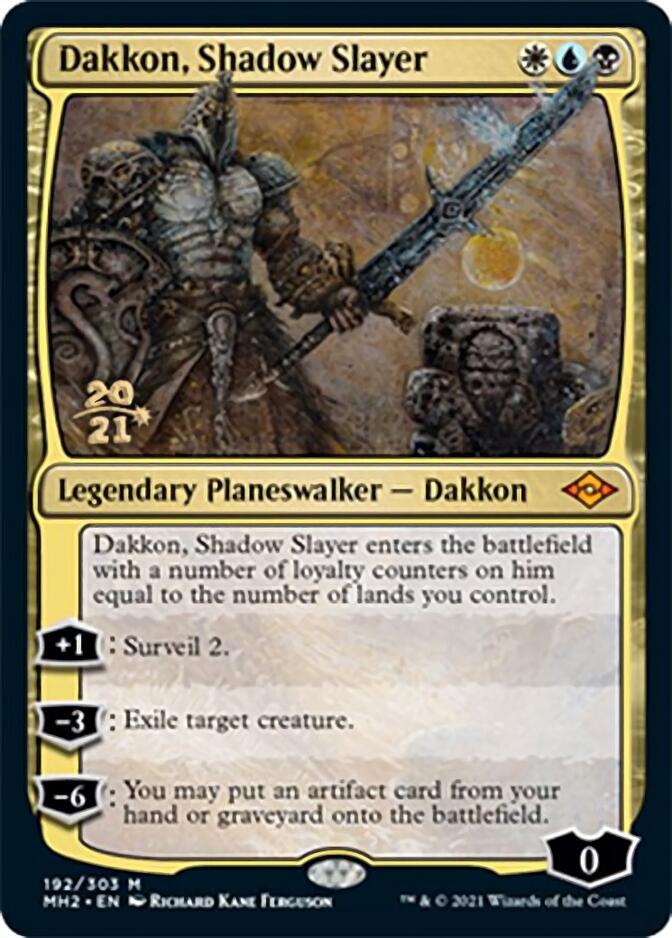 Dakkon, Shadow Slayer [Modern Horizons 2 Prerelease Promos] | Gear Gaming Bentonville