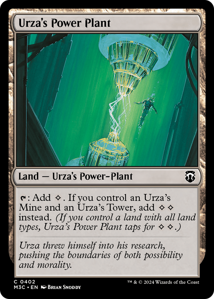 Urza's Power Plant (Ripple Foil) [Modern Horizons 3 Commander] | Gear Gaming Bentonville