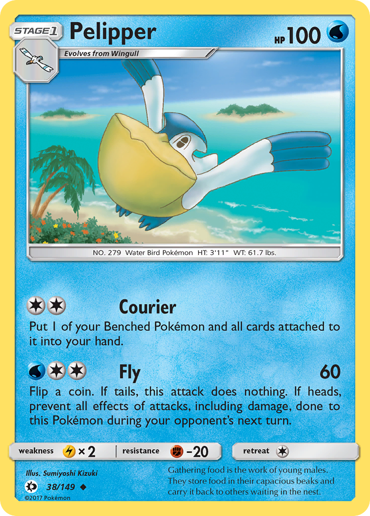 Pelipper (38/149) [Sun & Moon: Base Set] | Gear Gaming Bentonville