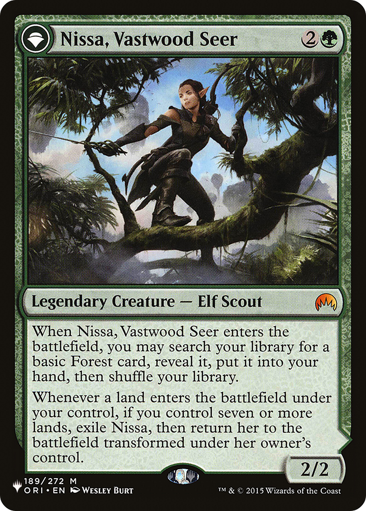 Nissa, Vastwood Seer // Nissa, Sage Animist [Secret Lair: From Cute to Brute] | Gear Gaming Bentonville