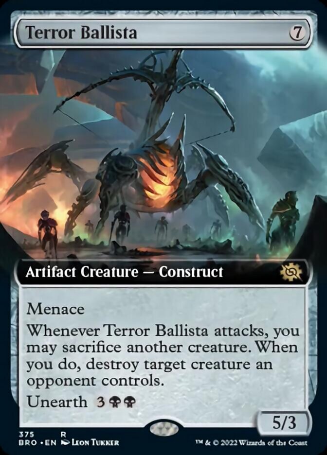 Terror Ballista (Extended Art) [The Brothers' War] | Gear Gaming Bentonville