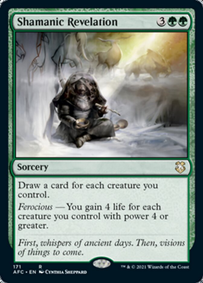 Shamanic Revelation [Dungeons & Dragons: Adventures in the Forgotten Realms Commander] | Gear Gaming Bentonville