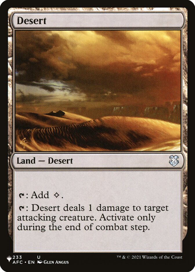 Desert [The List] | Gear Gaming Bentonville