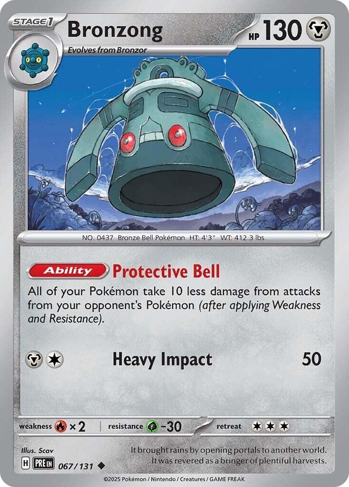 Bronzong (067/131) [Scarlet & Violet: Prismatic Evolutions] | Gear Gaming Bentonville